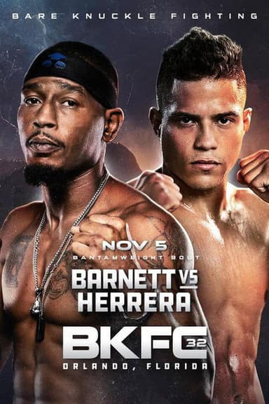 BKFC 32: Reginald Barnett Jr. vs Geane Herrera poster