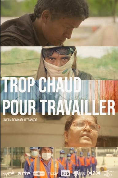 Trop chaud pour travailler poster