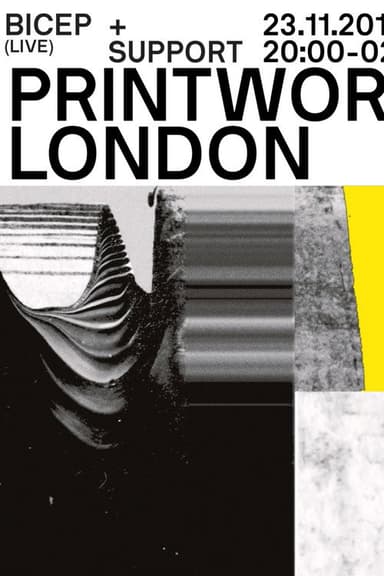 Bicep: Live at Printworks 2018 poster