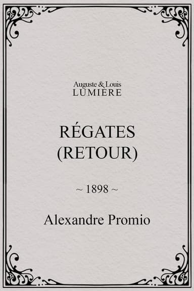 Régates (retour) poster