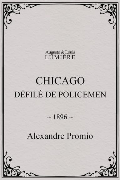 Chicago Police Parade poster