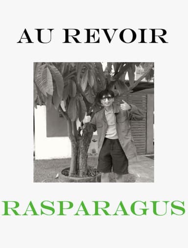 Au Revoir Rasparagus poster