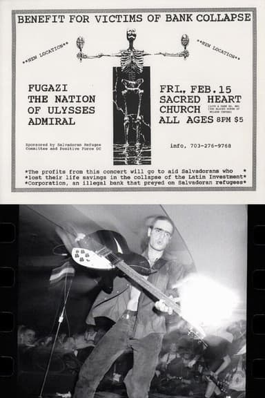 Fugazi: Sacred Heart Church, Washington, DC poster