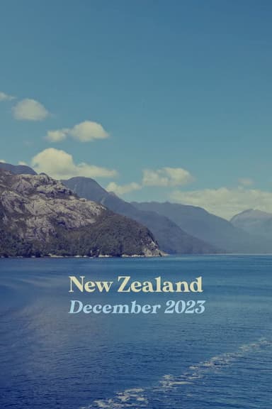 New Zealand poster