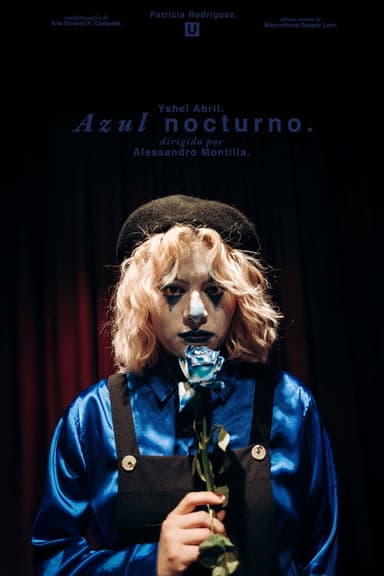 Azul nocturno. poster