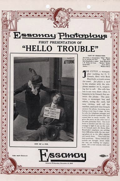 Hello, Trouble poster