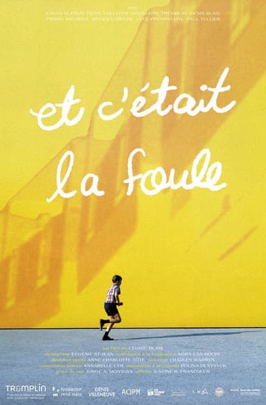 Et c'était la foule poster