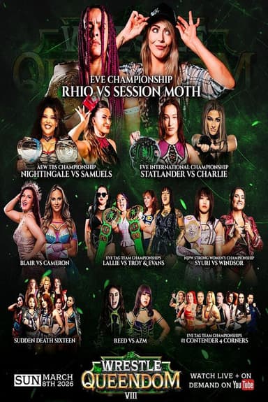 EVE 146: Wrestle Queendom VIII poster