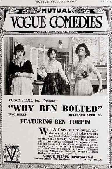When Ben Bolted poster