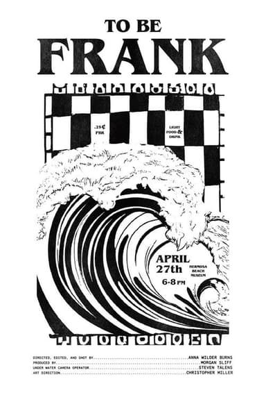 To Be Frank poster