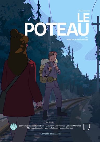 Le Poteau poster