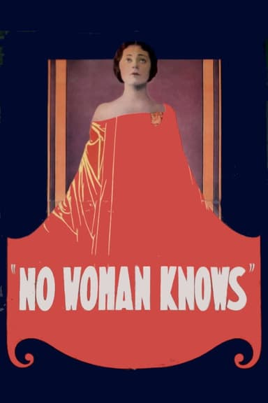No Woman Knows poster