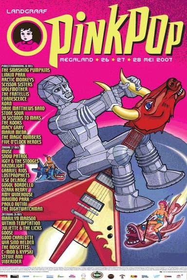 30 Seconds To Mars | Pinkpop 2007 poster