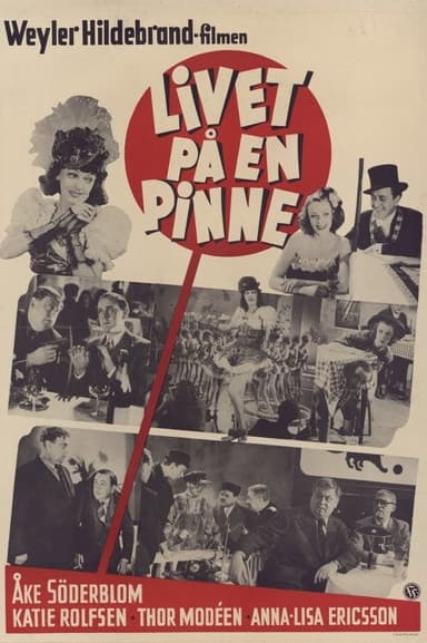 Livet på en pinne poster