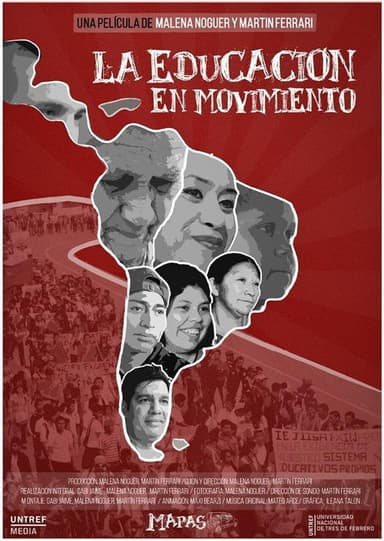 La educación en movimiento poster