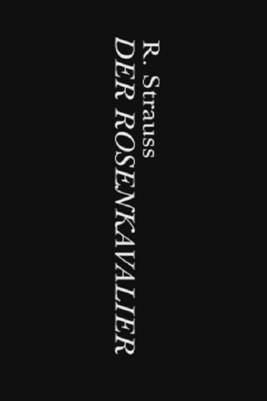 Der Rosenkavalier poster