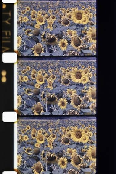 Les tournesols colorés poster
