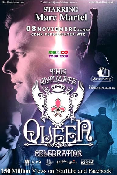 Marc Martel + Symphonic Queen - Live in Mexico poster