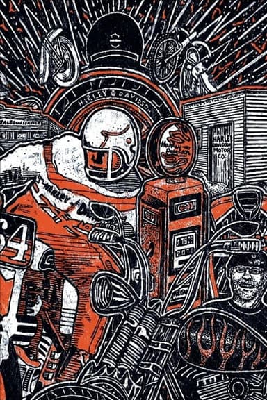 Harley-Davidson '115th Anniversary' poster