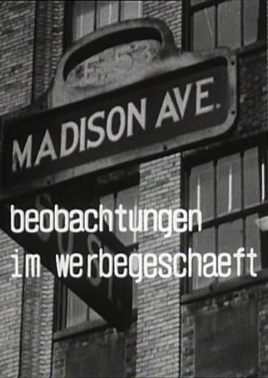 Madison Avenue poster