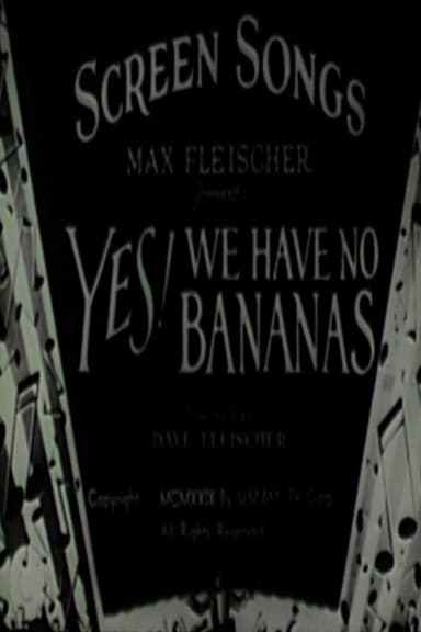 Yes! We Have No Bananas poster