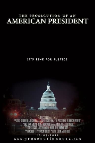 The Prosecution of an American President poster