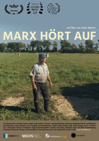 Marx hört auf poster