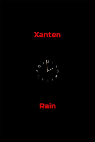 Xanten Rain poster