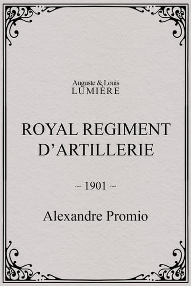 Royal regiment d’artillerie poster