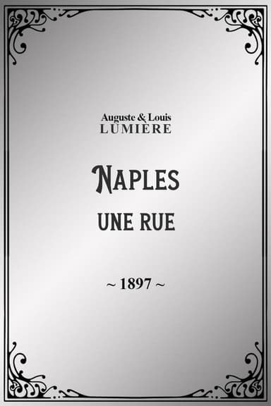 Naples : une rue poster