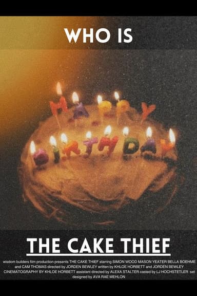 The Cake Thief poster