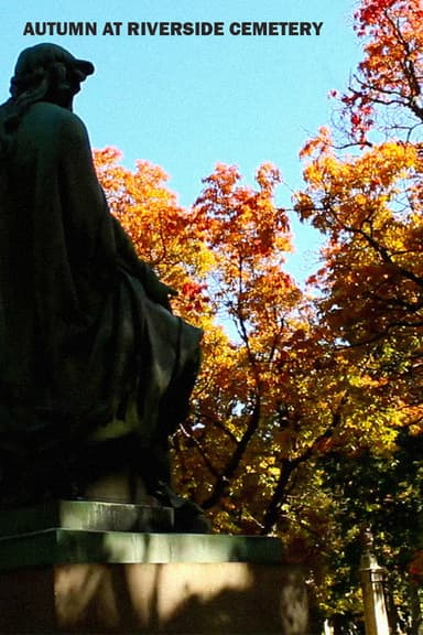 Autumn at Riverside Cemetery poster