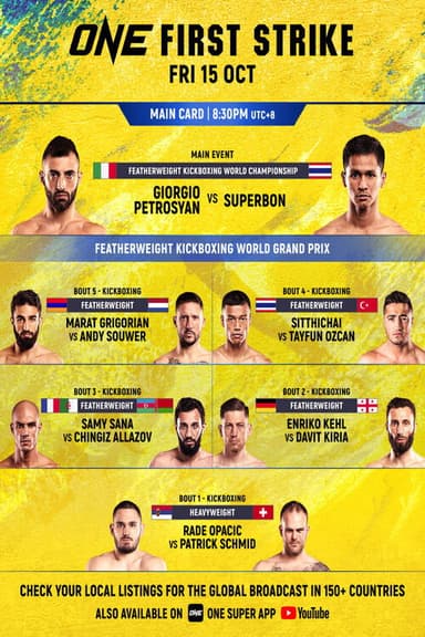 One Championship: First Strike poster
