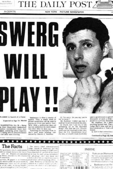 Harold Swerg poster