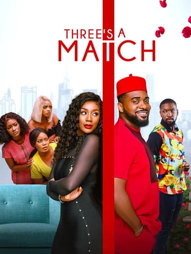 Three's a match poster