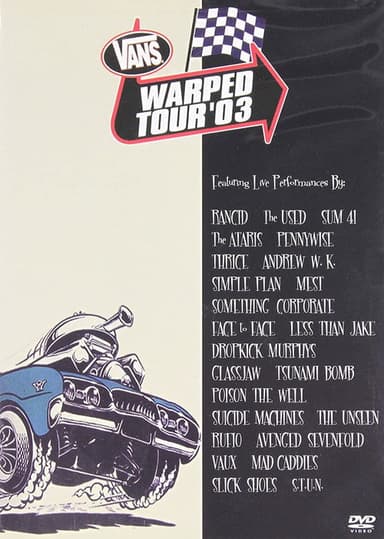 Vans Warped Tour 2003 poster