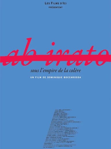Ab Irato, sous l'empire de la colère poster