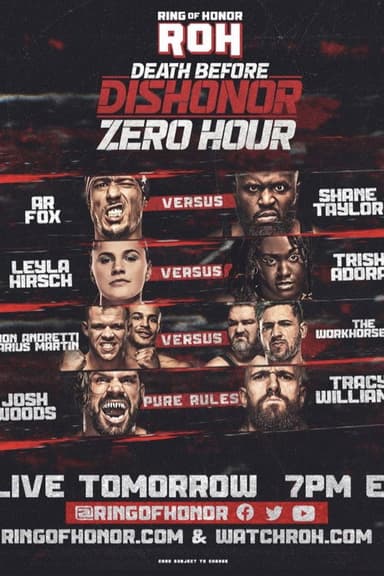 ROH: Death Before Dishonor Zero Hour poster