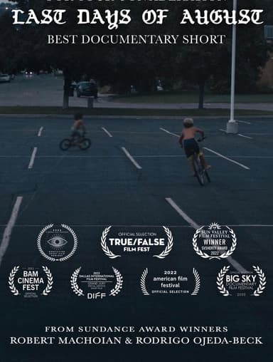 The Last Days of August poster