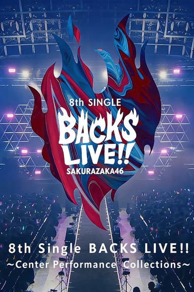 櫻坂46『Sakurazaka46 8th Single BACKS LIVE!! ～Center Performance Collections～』 poster