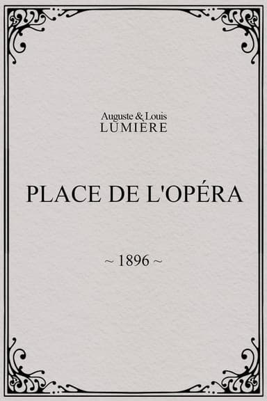 Place de l'Opéra poster