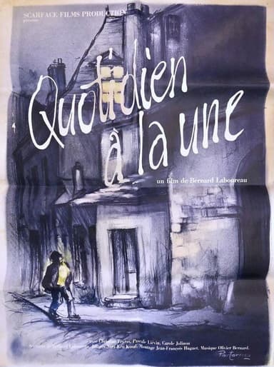 Quotidien à la une poster