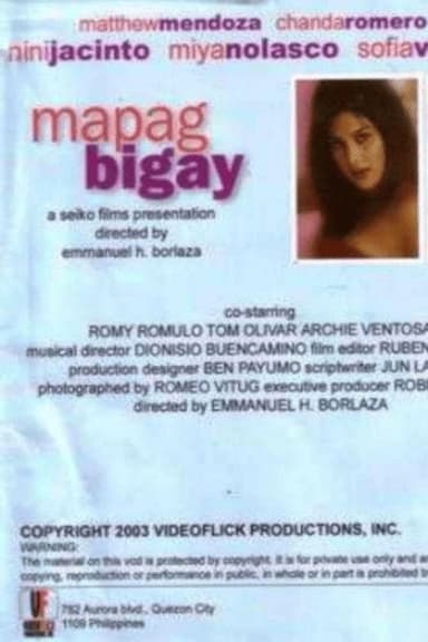 Mapagbigay poster
