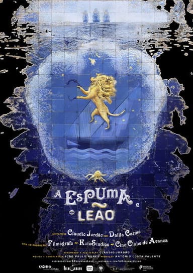 A espuma e o Leão poster