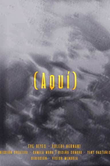 Aquí poster