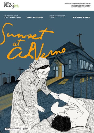 Sunset at Alverno poster