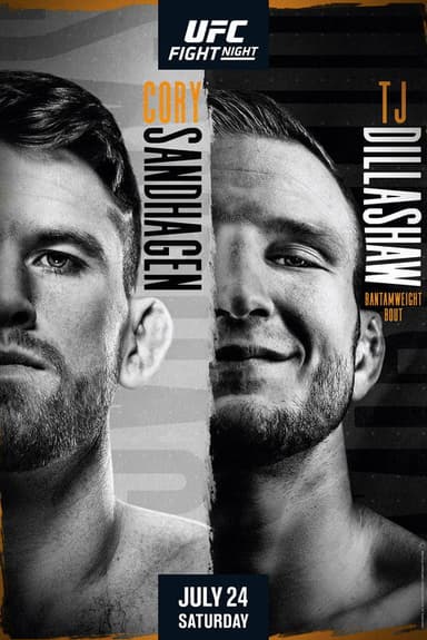 UFC on ESPN 27: Sandhagen vs. Dillashaw poster
