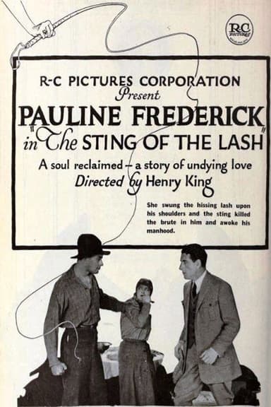 The Sting of the Lash poster