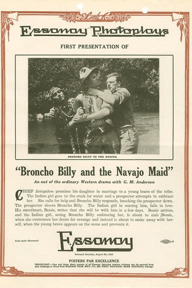 Broncho Billy and the Navajo Maid poster