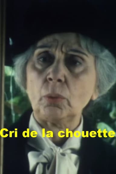 Cri de la chouette poster